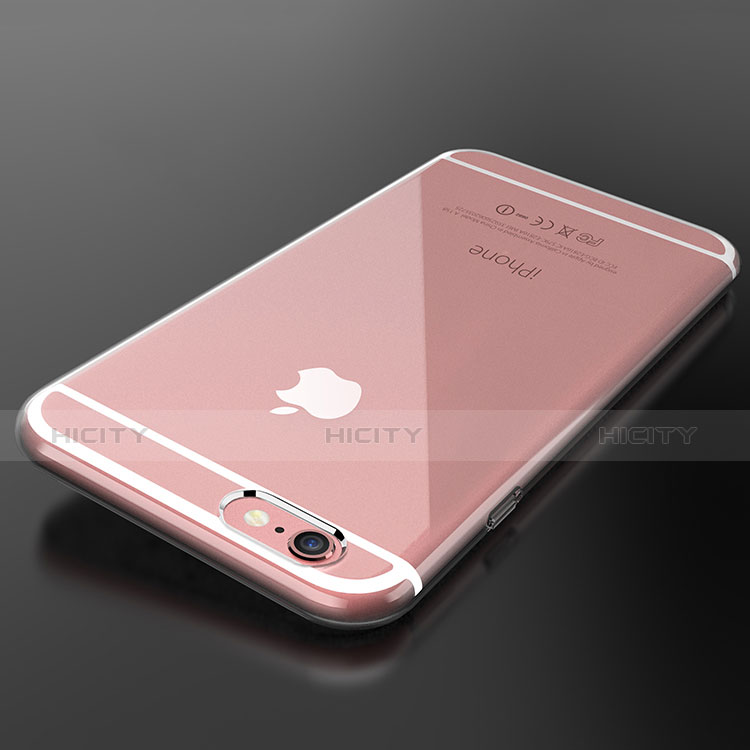 Silikon Schutzhülle Ultra Dünn Tasche Durchsichtig Transparent H09 für Apple iPhone 6 Klar