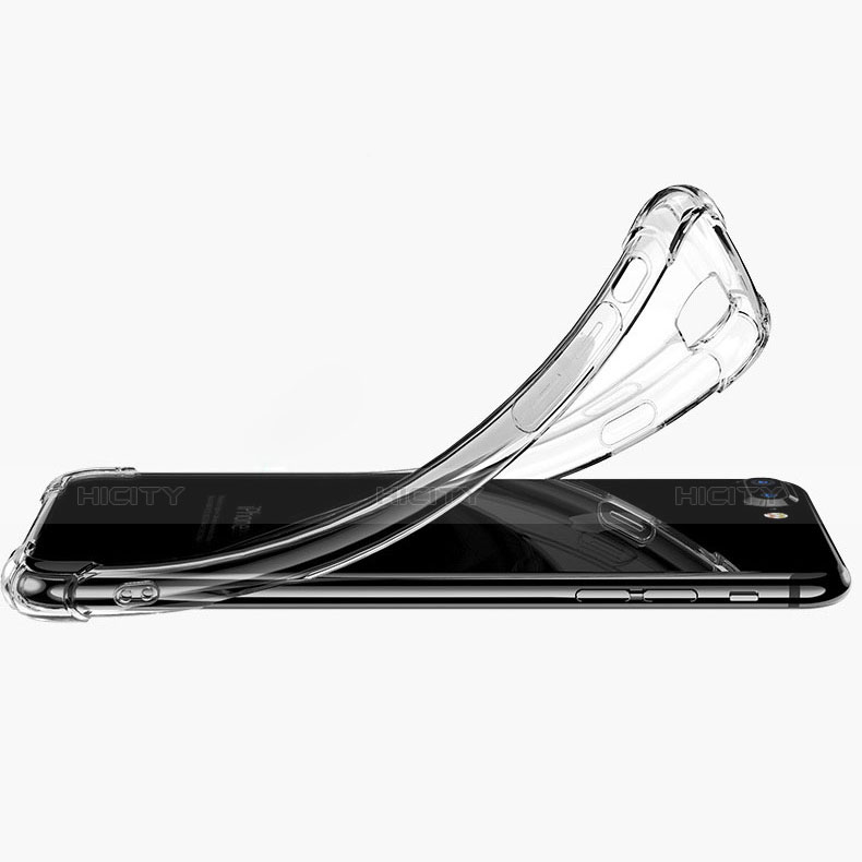 Silikon Schutzhülle Ultra Dünn Tasche Durchsichtig Transparent H09 für Apple iPhone 7 Plus Klar groß