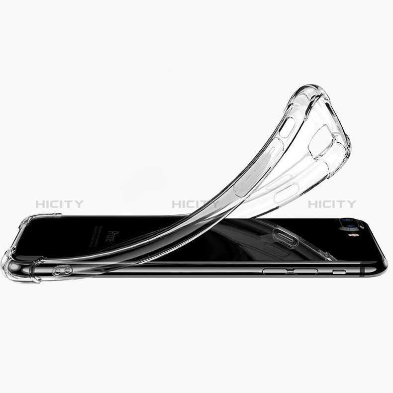 Silikon Schutzhülle Ultra Dünn Tasche Durchsichtig Transparent H09 für Apple iPhone 8 Plus Klar groß