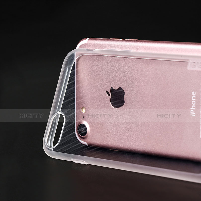 Silikon Schutzhülle Ultra Dünn Tasche Durchsichtig Transparent H10 für Apple iPhone 7 Klar