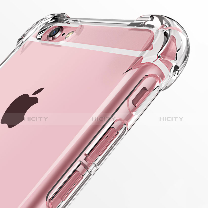 Silikon Schutzhülle Ultra Dünn Tasche Durchsichtig Transparent H14 für Apple iPhone 6 Klar