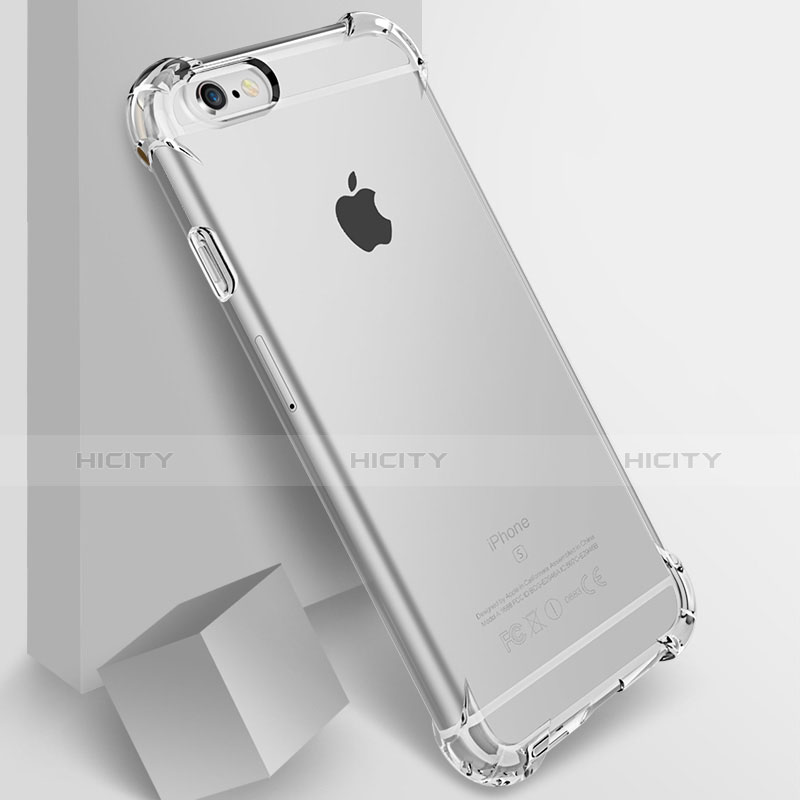 Silikon Schutzhülle Ultra Dünn Tasche Durchsichtig Transparent H14 für Apple iPhone 6 Klar