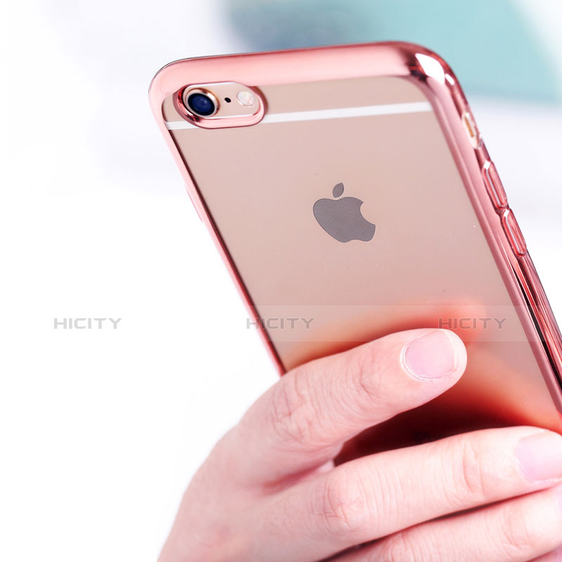Silikon Schutzhülle Ultra Dünn Tasche Durchsichtig Transparent H17 für Apple iPhone 6