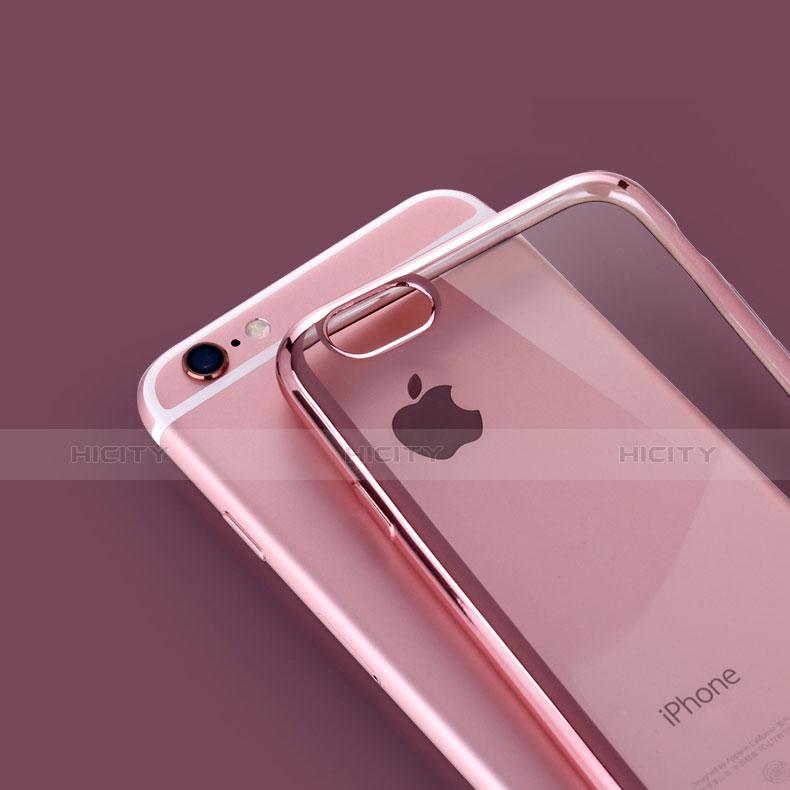 Silikon Schutzhülle Ultra Dünn Tasche Durchsichtig Transparent H17 für Apple iPhone 6S