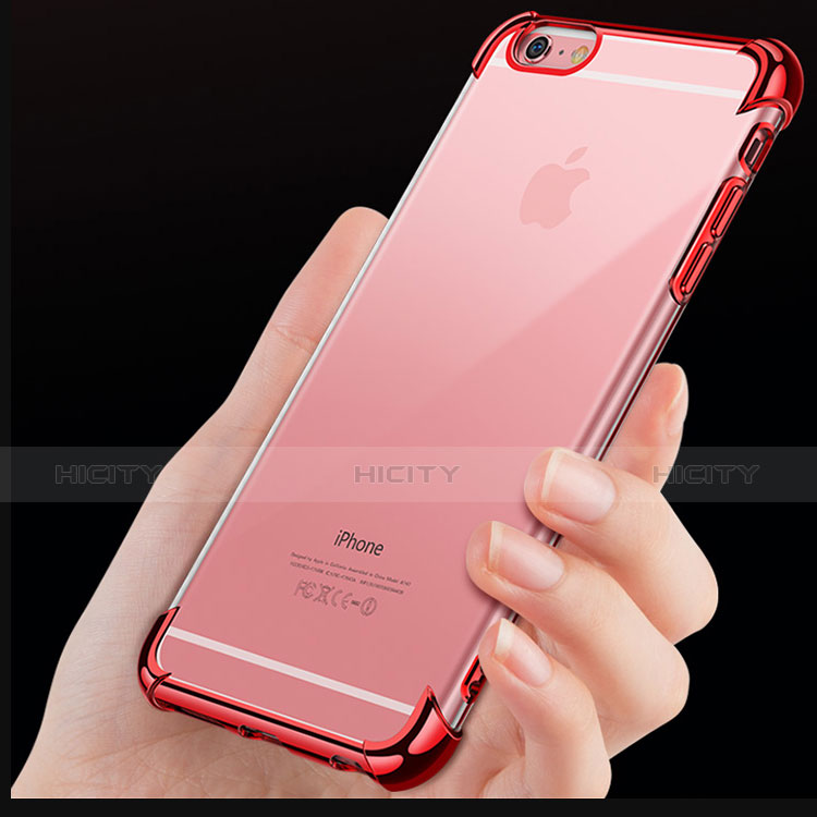 Silikon Schutzhülle Ultra Dünn Tasche Durchsichtig Transparent HC01 für Apple iPhone 6S