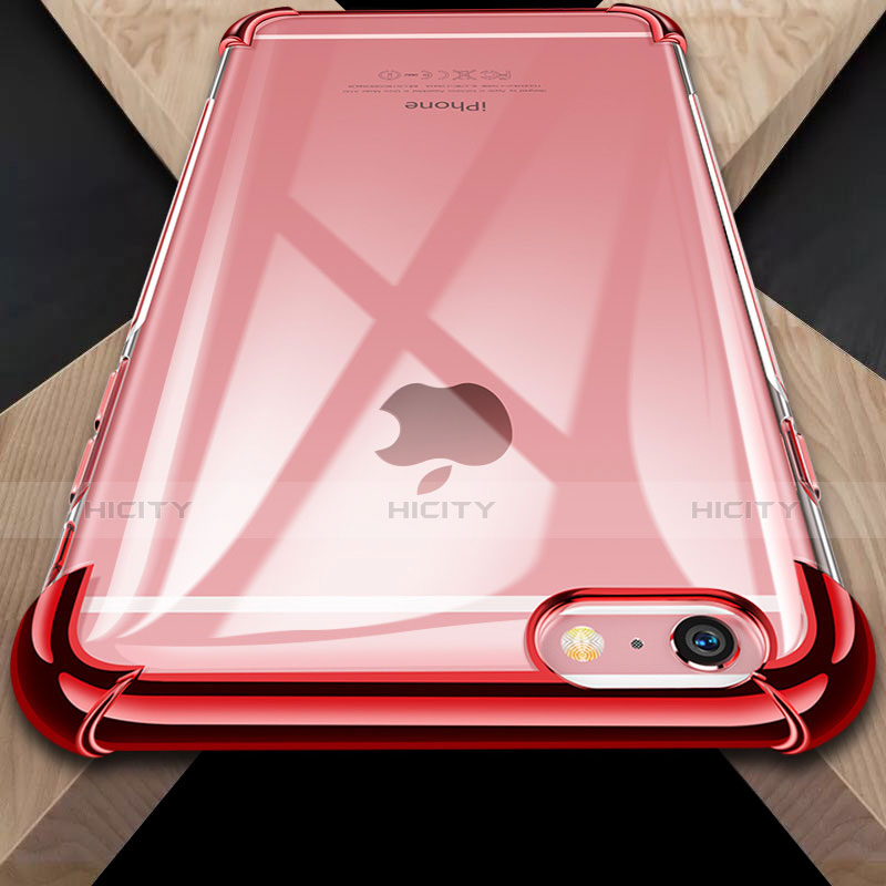 Silikon Schutzhülle Ultra Dünn Tasche Durchsichtig Transparent HC01 für Apple iPhone 6S groß