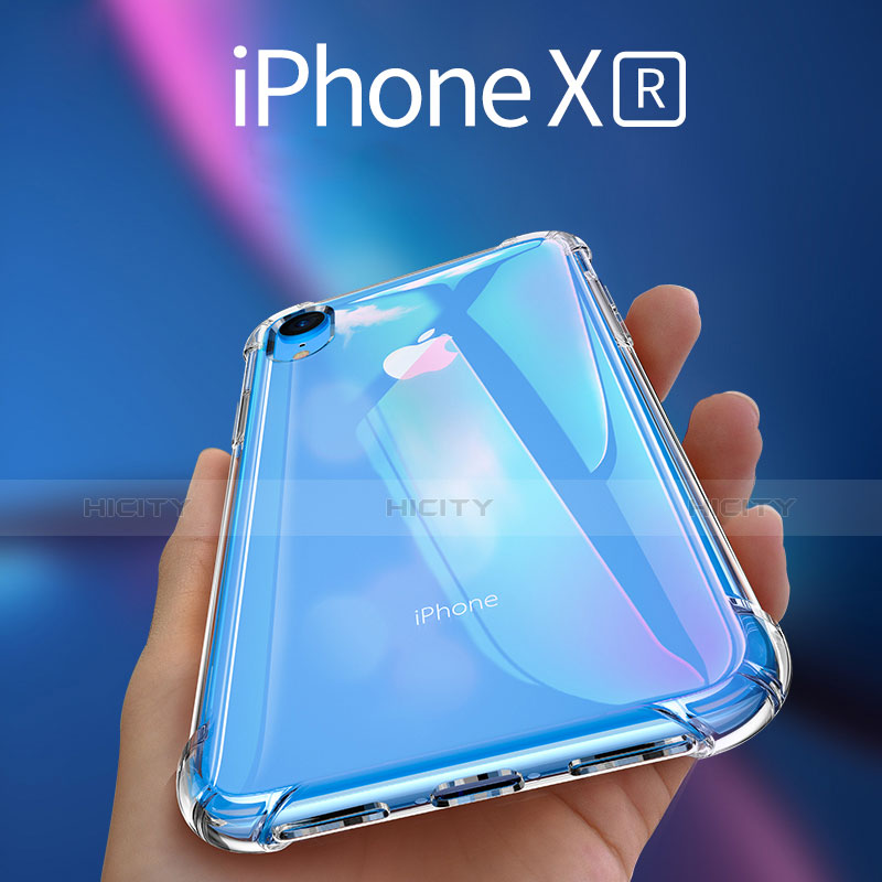 Silikon Schutzhülle Ultra Dünn Tasche Durchsichtig Transparent HC01 für Apple iPhone XR Klar Plus