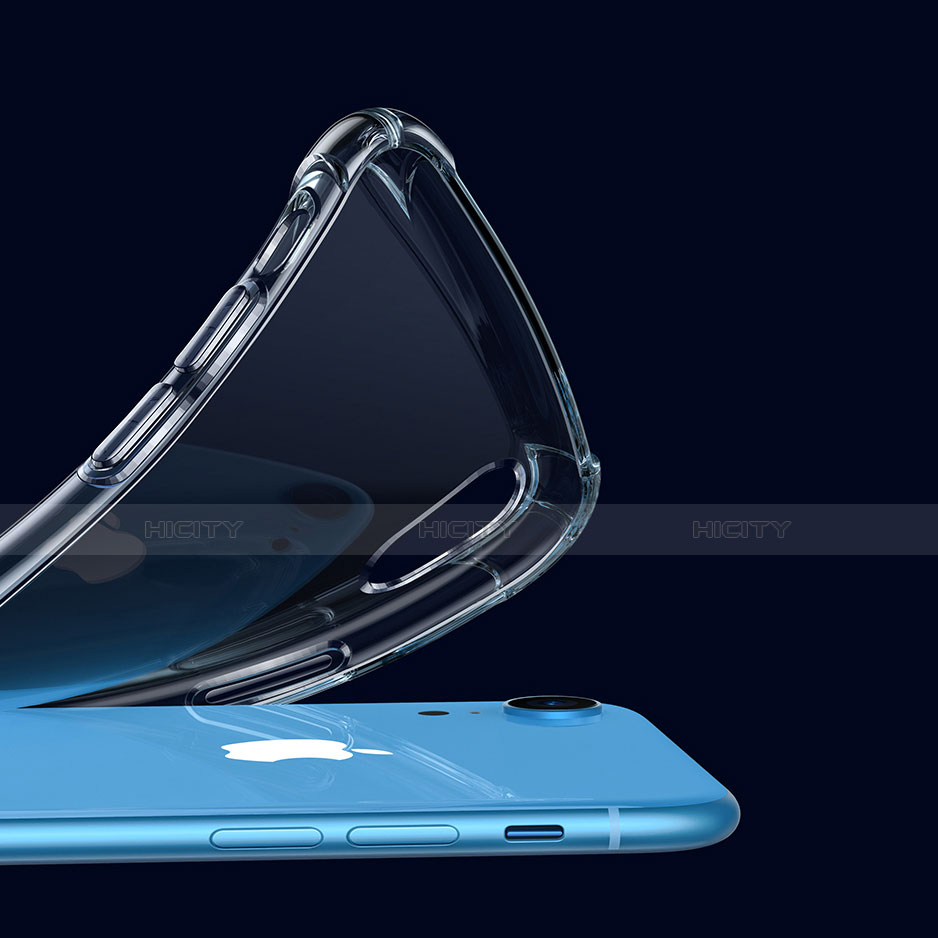 Silikon Schutzhülle Ultra Dünn Tasche Durchsichtig Transparent HC01 für Apple iPhone XR Klar groß