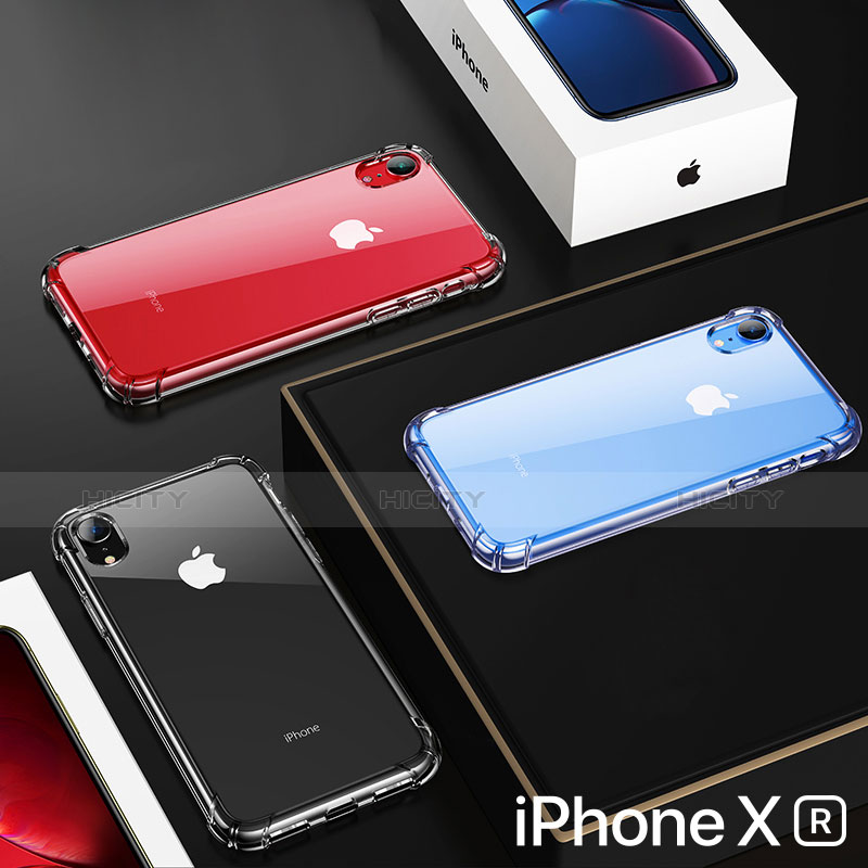 Silikon Schutzhülle Ultra Dünn Tasche Durchsichtig Transparent HC02 für Apple iPhone XR Klar