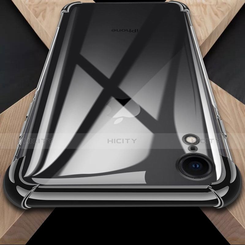 Silikon Schutzhülle Ultra Dünn Tasche Durchsichtig Transparent HC07 für Apple iPhone XR groß