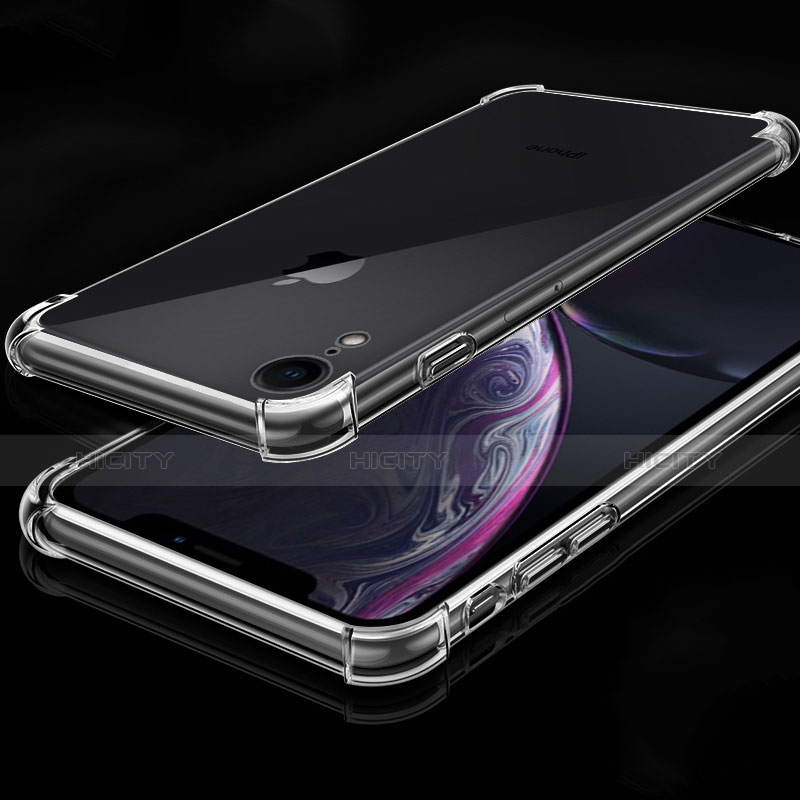 Silikon Schutzhülle Ultra Dünn Tasche Durchsichtig Transparent HC07 für Apple iPhone XR Klar Plus