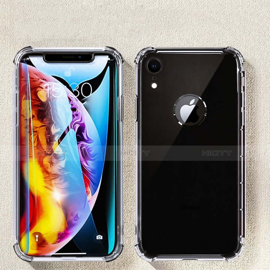 Silikon Schutzhülle Ultra Dünn Tasche Durchsichtig Transparent HC08 für Apple iPhone XR Klar Plus