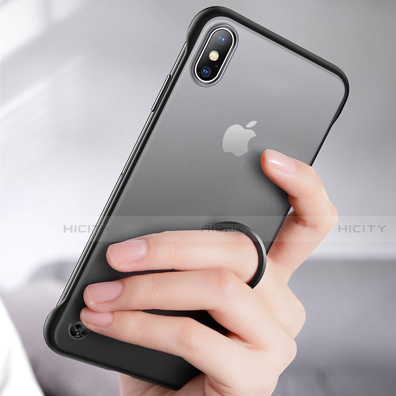 Silikon Schutzhülle Ultra Dünn Tasche Durchsichtig Transparent HT01 für Apple iPhone X