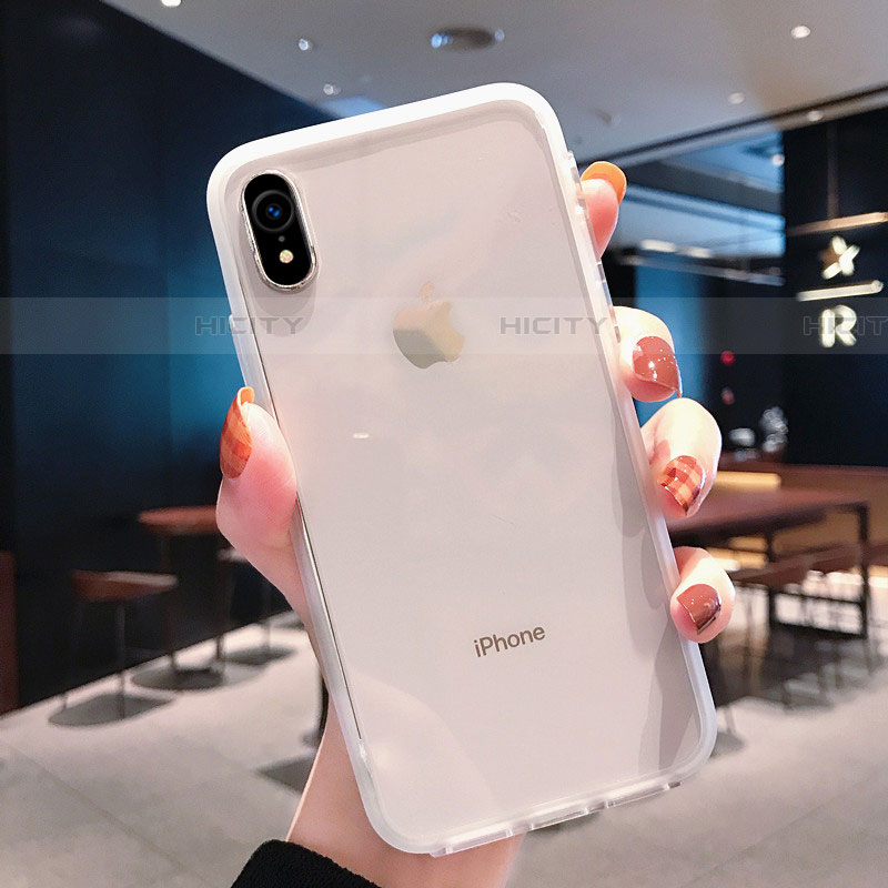 Silikon Schutzhülle Ultra Dünn Tasche Durchsichtig Transparent K01 für Apple iPhone XR Klar