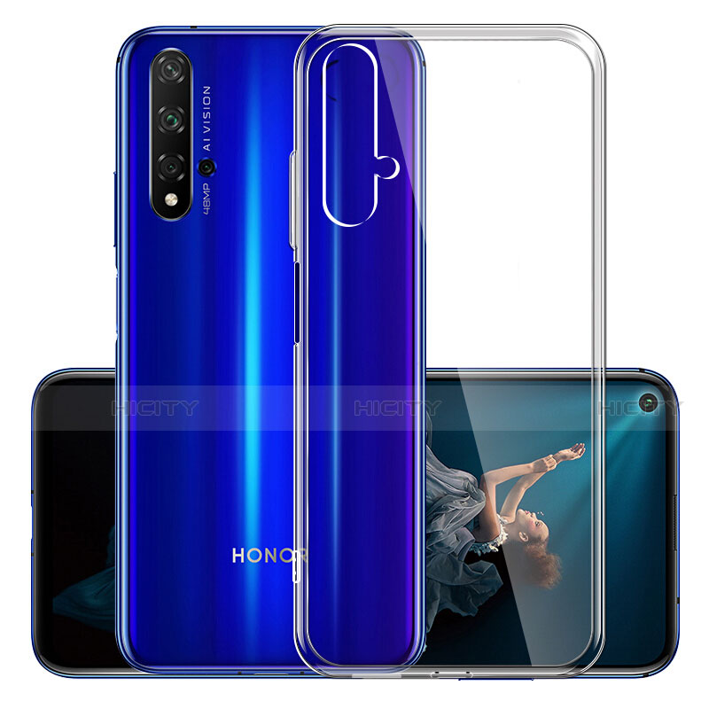 Silikon Schutzhülle Ultra Dünn Tasche Durchsichtig Transparent K01 für Huawei Honor 20S Klar