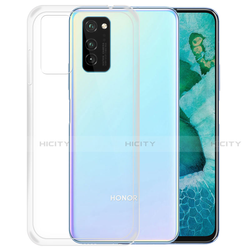 Silikon Schutzhülle Ultra Dünn Tasche Durchsichtig Transparent K01 für Huawei Honor V30 5G Klar