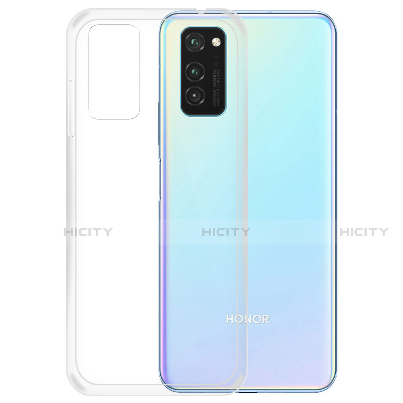 Silikon Schutzhülle Ultra Dünn Tasche Durchsichtig Transparent K01 für Huawei Honor V30 5G Klar