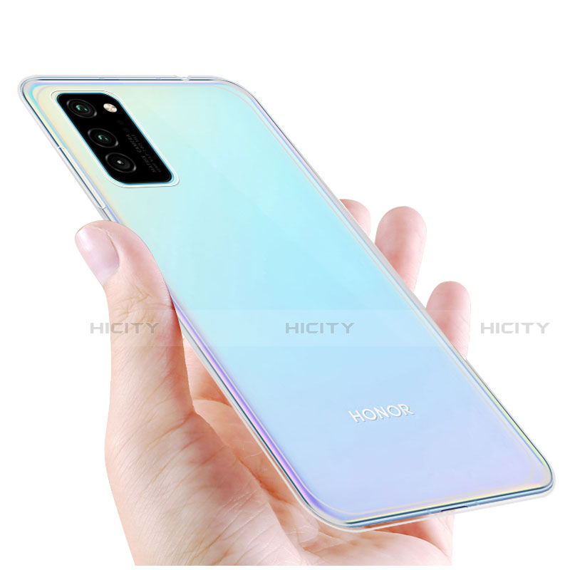 Silikon Schutzhülle Ultra Dünn Tasche Durchsichtig Transparent K01 für Huawei Honor V30 5G Klar