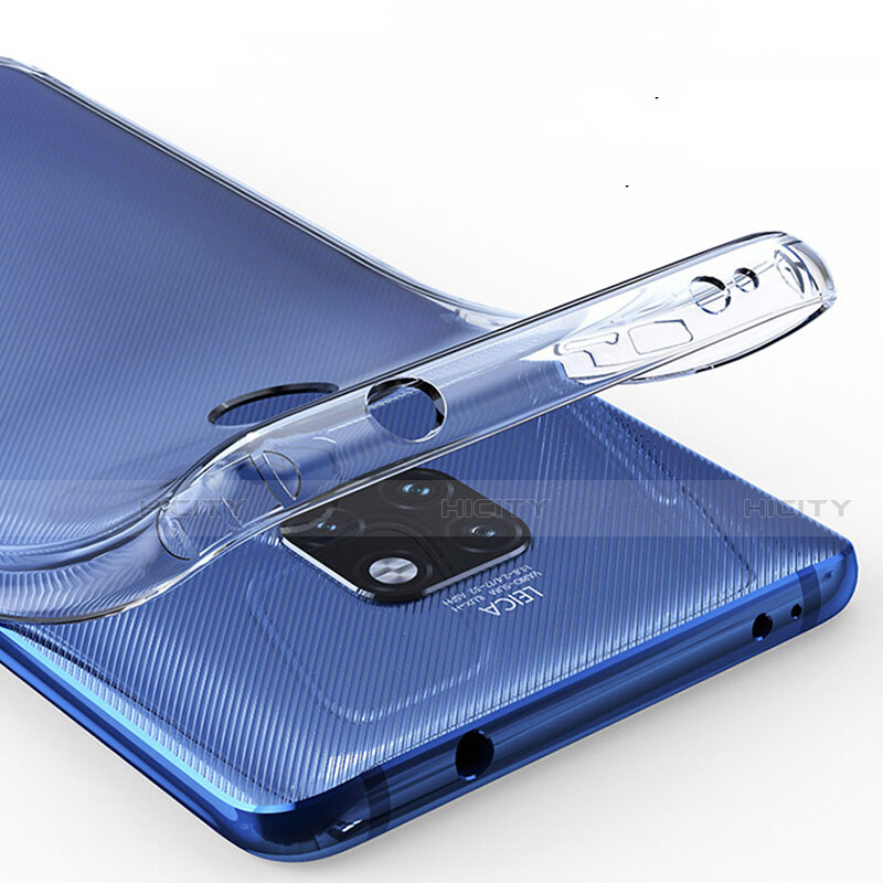 Silikon Schutzhülle Ultra Dünn Tasche Durchsichtig Transparent K01 für Huawei Mate 20 Klar