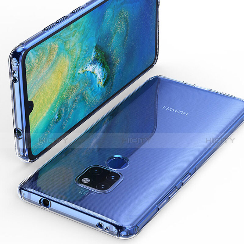 Silikon Schutzhülle Ultra Dünn Tasche Durchsichtig Transparent K01 für Huawei Mate 20 Klar