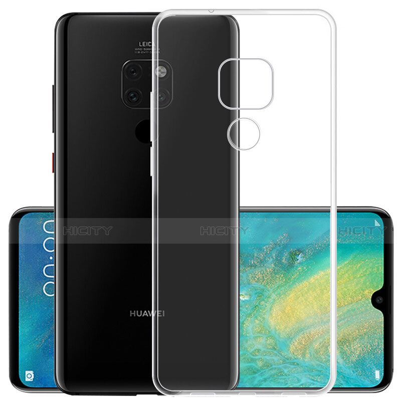 Silikon Schutzhülle Ultra Dünn Tasche Durchsichtig Transparent K01 für Huawei Mate 20 X 5G Klar