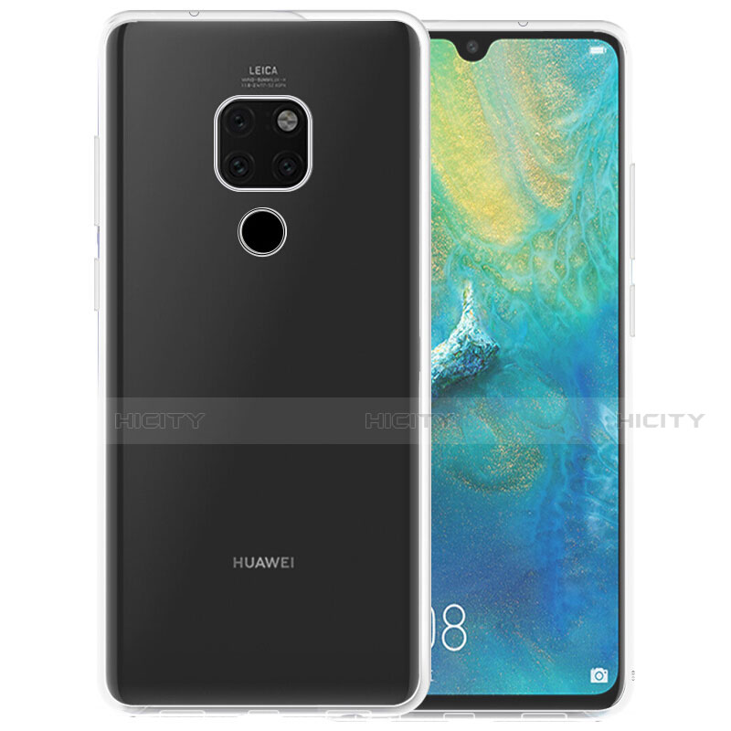 Silikon Schutzhülle Ultra Dünn Tasche Durchsichtig Transparent K01 für Huawei Mate 20 X 5G Klar