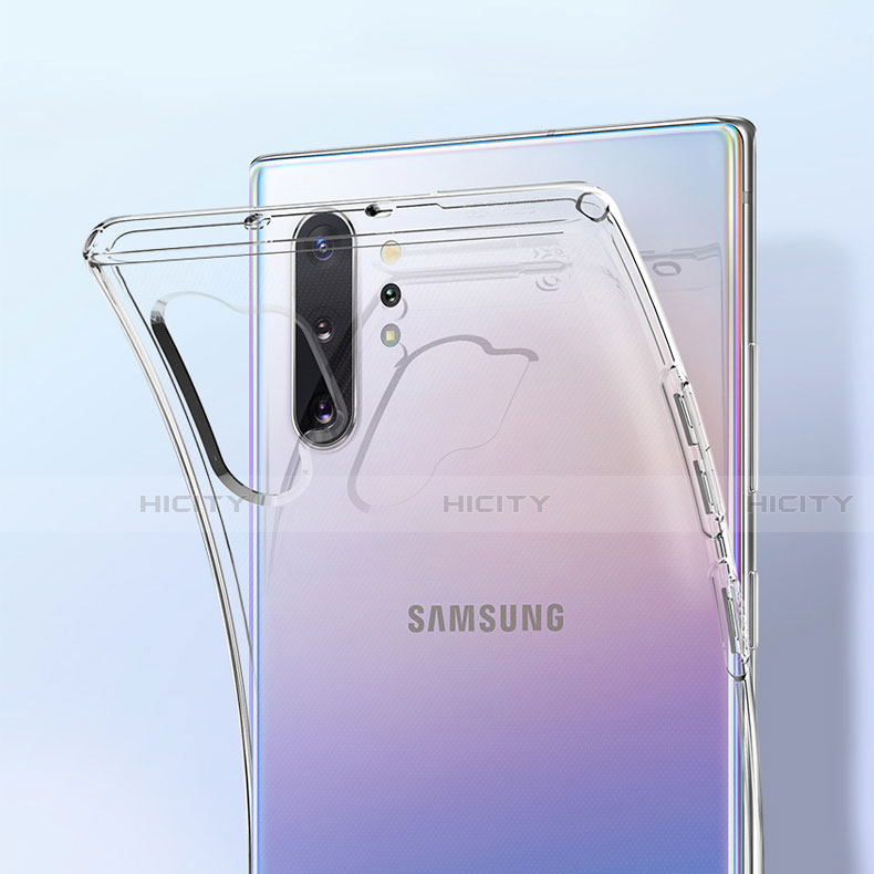 Silikon Schutzhülle Ultra Dünn Tasche Durchsichtig Transparent K01 für Samsung Galaxy Note 10 Plus 5G Klar Plus