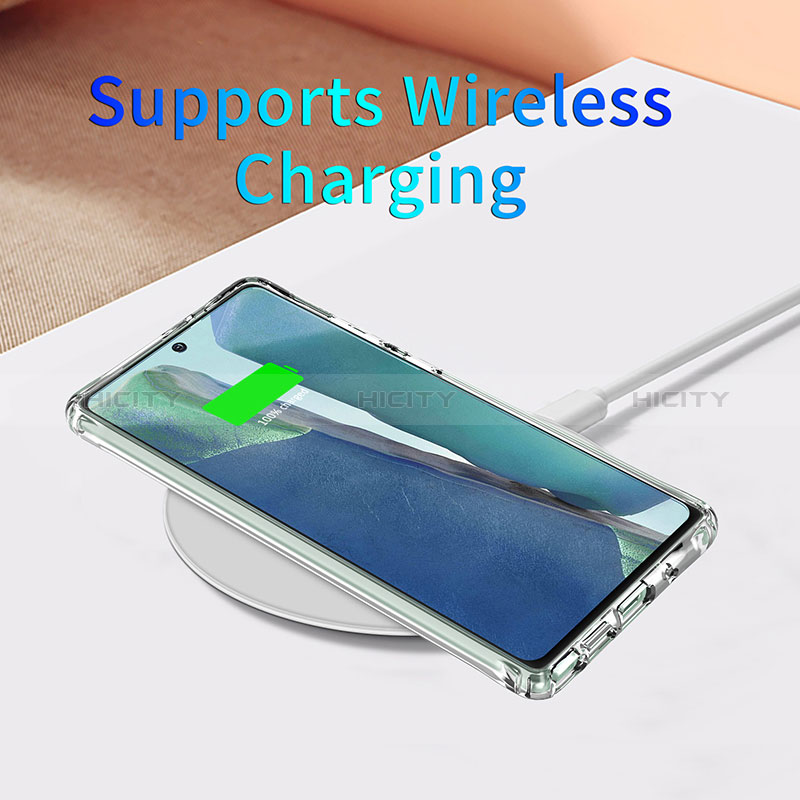 Silikon Schutzhülle Ultra Dünn Tasche Durchsichtig Transparent K01 für Samsung Galaxy Note 20 5G Klar