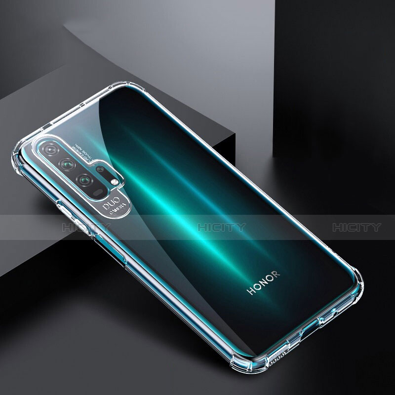 Silikon Schutzhülle Ultra Dünn Tasche Durchsichtig Transparent K02 für Huawei Honor 20 Pro Klar