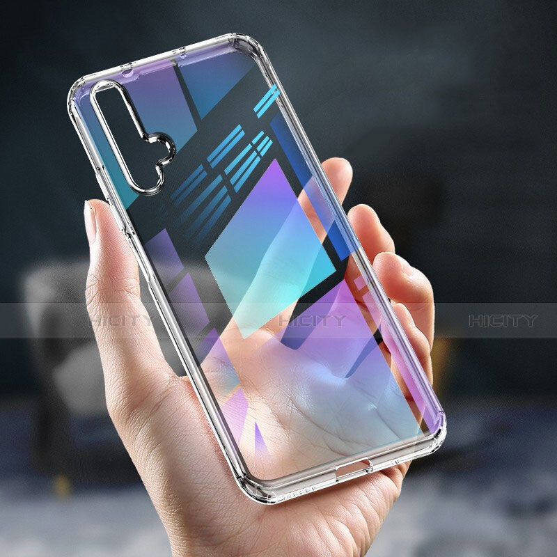 Silikon Schutzhülle Ultra Dünn Tasche Durchsichtig Transparent K02 für Huawei Honor 20S Klar