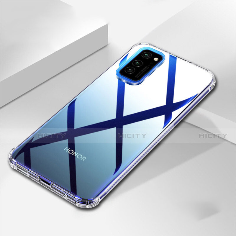 Silikon Schutzhülle Ultra Dünn Tasche Durchsichtig Transparent K02 für Huawei Honor V30 Pro 5G Klar