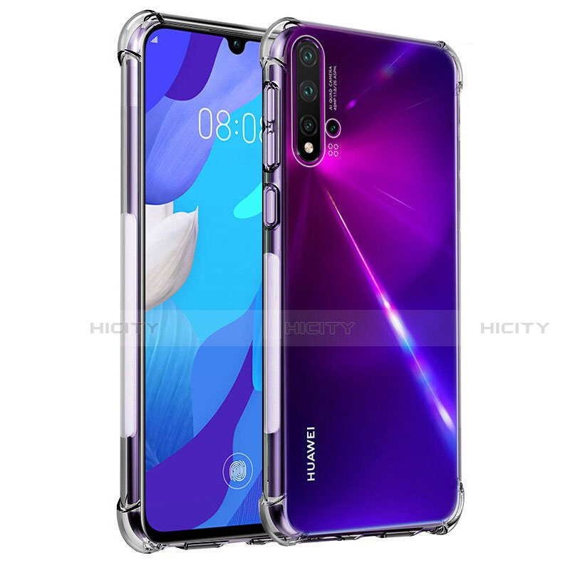 Silikon Schutzhülle Ultra Dünn Tasche Durchsichtig Transparent K02 für Huawei Nova 5 Pro Klar