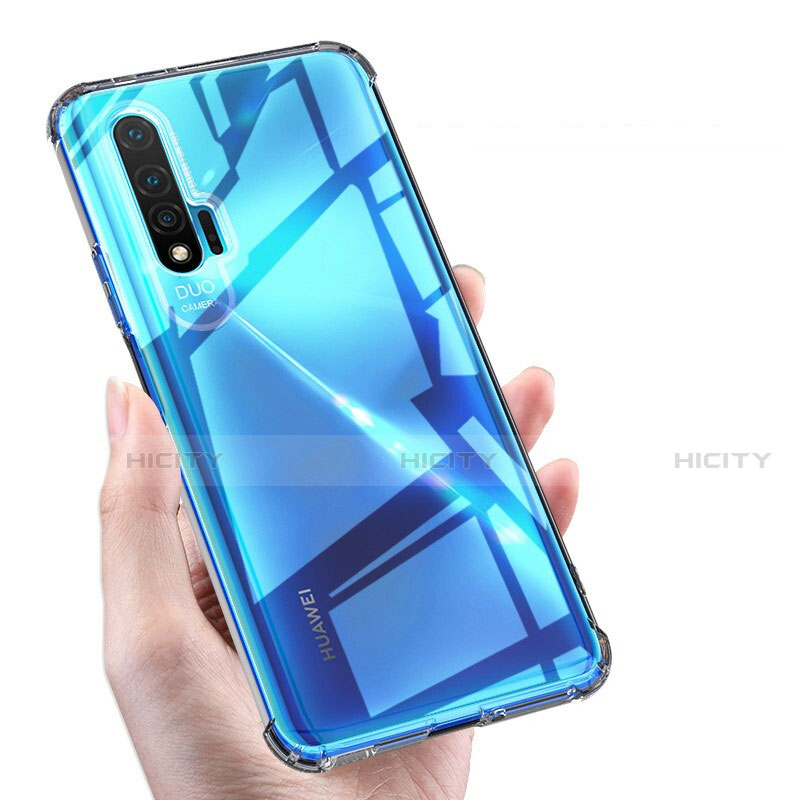 Silikon Schutzhülle Ultra Dünn Tasche Durchsichtig Transparent K02 für Huawei Nova 6 5G Klar