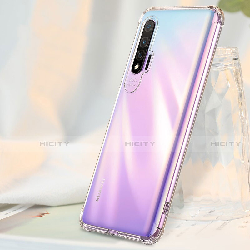 Silikon Schutzhülle Ultra Dünn Tasche Durchsichtig Transparent K02 für Huawei Nova 6 5G Klar