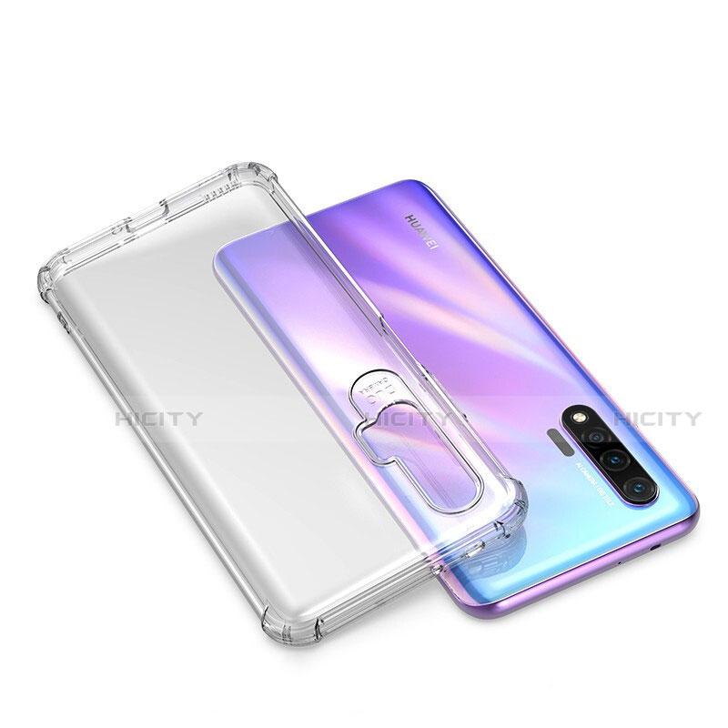 Silikon Schutzhülle Ultra Dünn Tasche Durchsichtig Transparent K02 für Huawei Nova 6 5G Klar