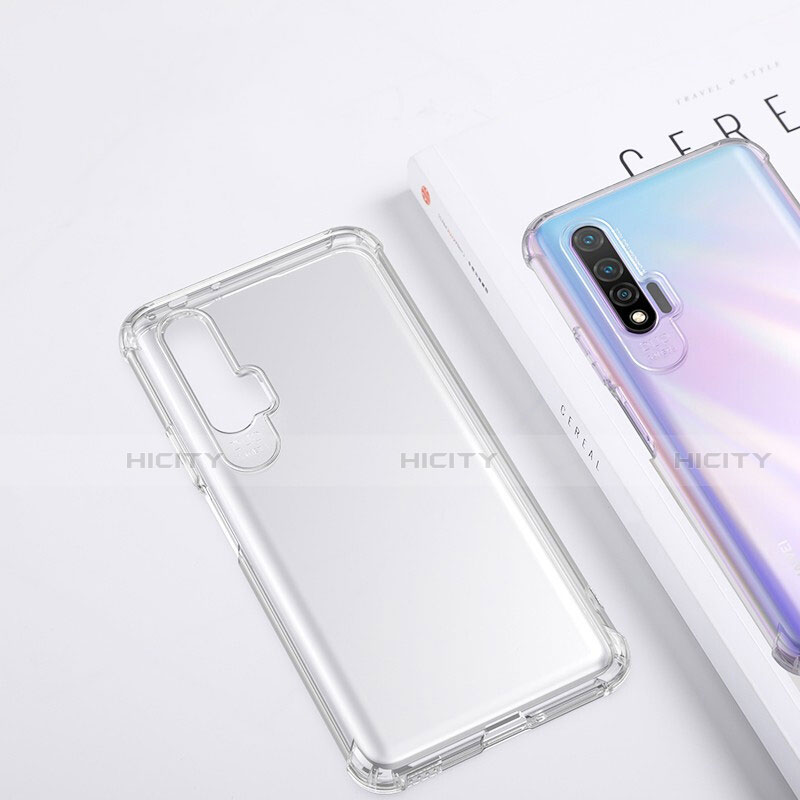 Silikon Schutzhülle Ultra Dünn Tasche Durchsichtig Transparent K02 für Huawei Nova 6 5G Klar