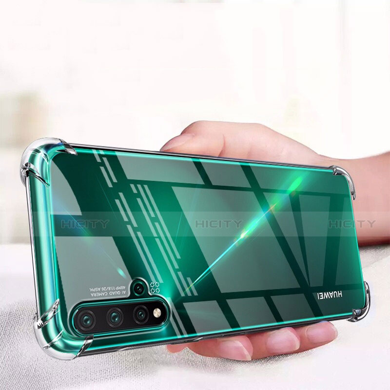 Silikon Schutzhülle Ultra Dünn Tasche Durchsichtig Transparent K02 für Huawei P20 Lite (2019) Klar