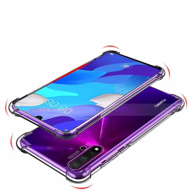 Silikon Schutzhülle Ultra Dünn Tasche Durchsichtig Transparent K02 für Huawei P20 Lite (2019) Klar