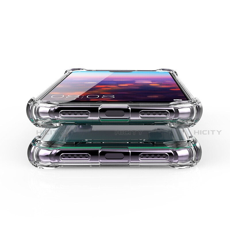 Silikon Schutzhülle Ultra Dünn Tasche Durchsichtig Transparent K02 für Huawei P20 Pro Klar