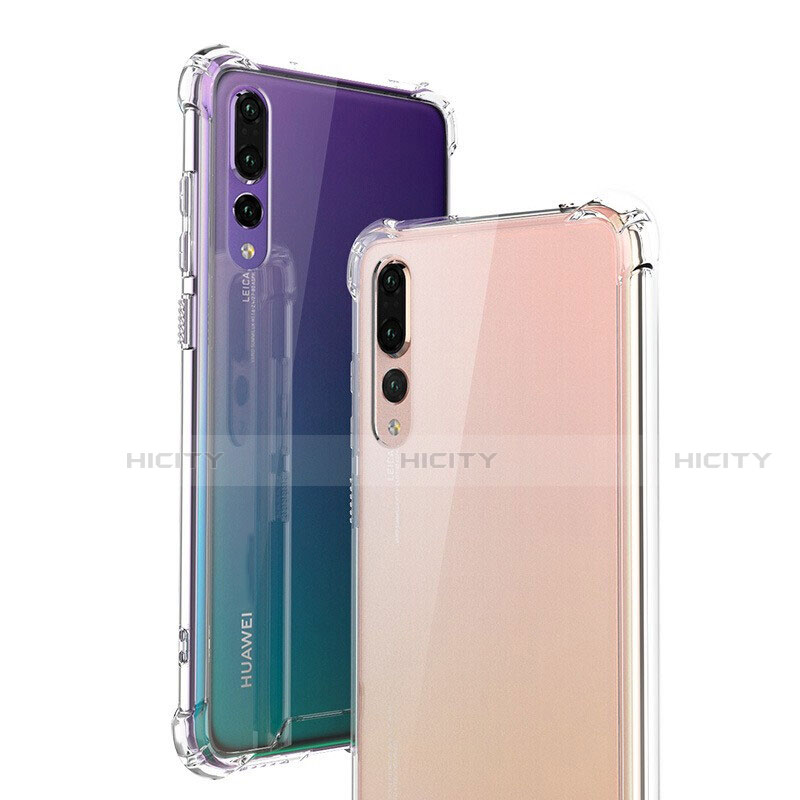 Silikon Schutzhülle Ultra Dünn Tasche Durchsichtig Transparent K02 für Huawei P20 Pro Klar