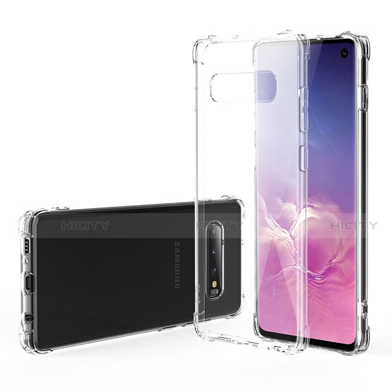 Silikon Schutzhülle Ultra Dünn Tasche Durchsichtig Transparent K02 für Samsung Galaxy S10 5G Klar Plus