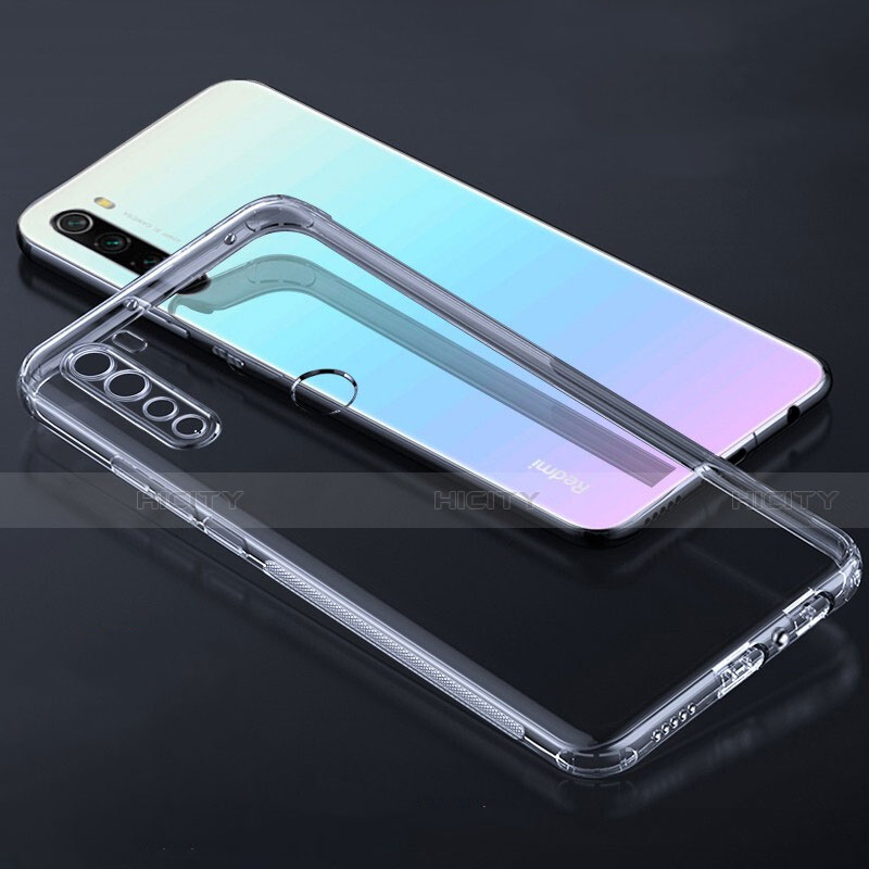 Silikon Schutzhülle Ultra Dünn Tasche Durchsichtig Transparent K02 für Xiaomi Redmi Note 8 (2021) Klar