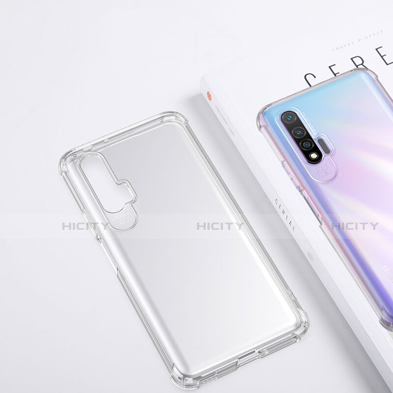 Silikon Schutzhülle Ultra Dünn Tasche Durchsichtig Transparent K03 für Huawei Nova 6 Klar