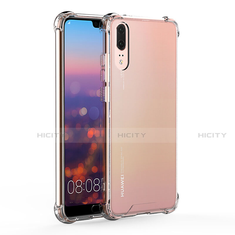 Silikon Schutzhülle Ultra Dünn Tasche Durchsichtig Transparent K03 für Huawei P20 Klar