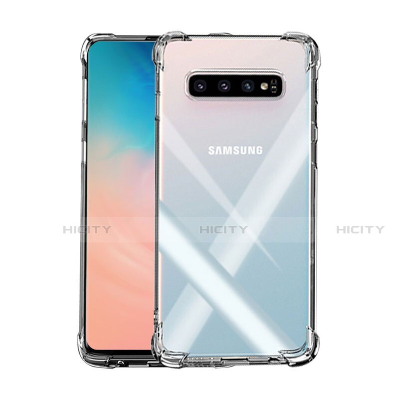 Silikon Schutzhülle Ultra Dünn Tasche Durchsichtig Transparent K03 für Samsung Galaxy S10 Klar