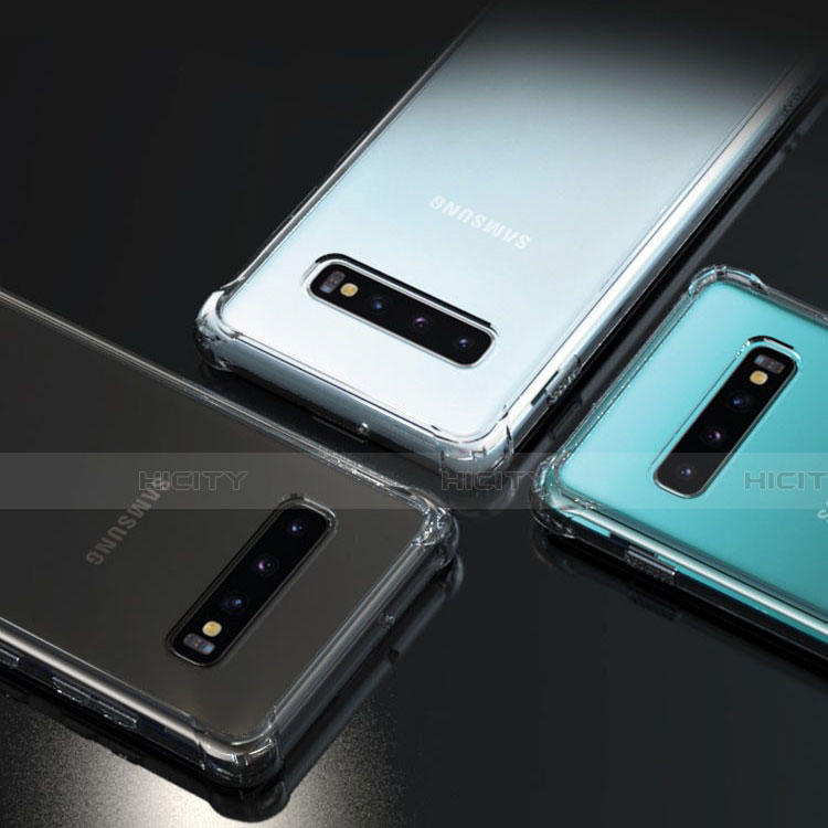 Silikon Schutzhülle Ultra Dünn Tasche Durchsichtig Transparent K03 für Samsung Galaxy S10 Klar