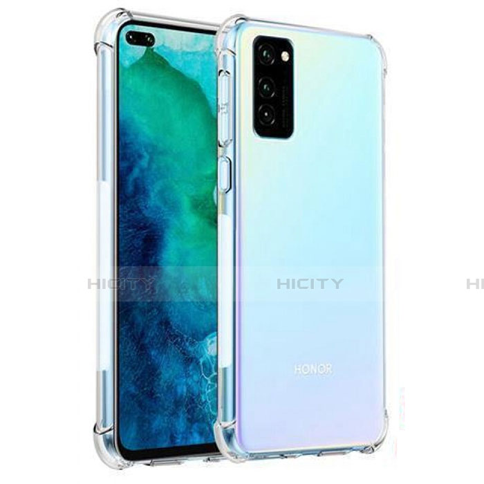 Silikon Schutzhülle Ultra Dünn Tasche Durchsichtig Transparent K04 für Huawei Honor V30 Pro 5G Klar