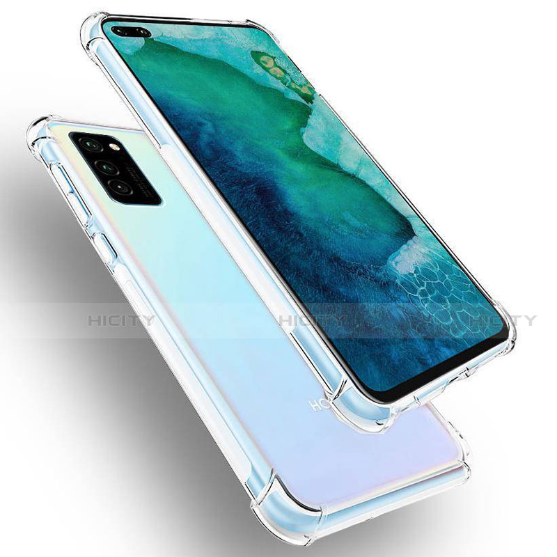 Silikon Schutzhülle Ultra Dünn Tasche Durchsichtig Transparent K04 für Huawei Honor V30 Pro 5G Klar