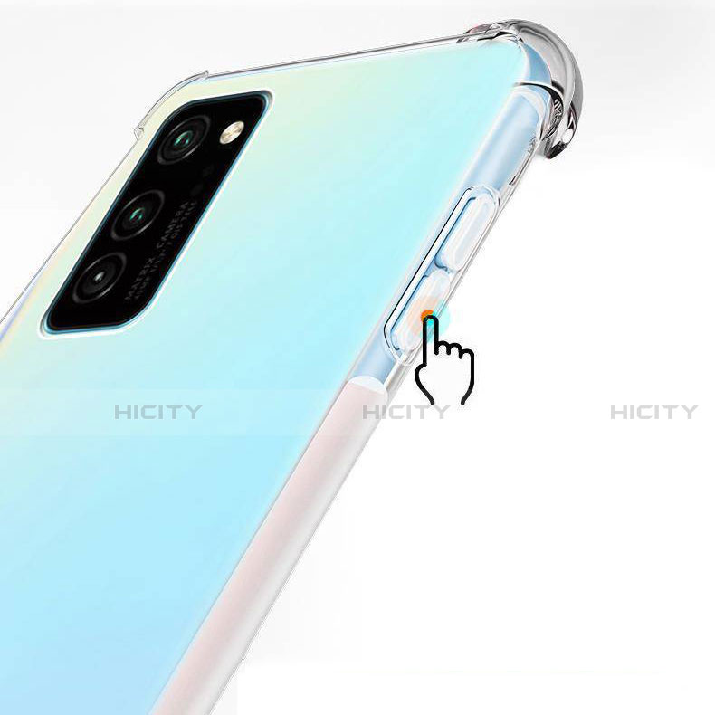 Silikon Schutzhülle Ultra Dünn Tasche Durchsichtig Transparent K04 für Huawei Honor V30 Pro 5G Klar