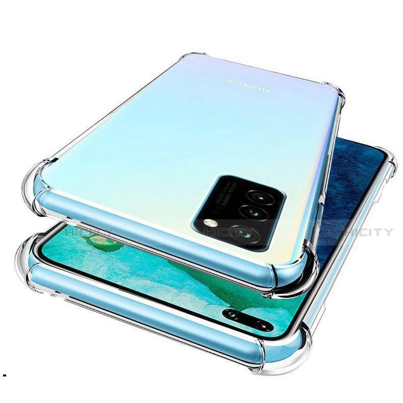 Silikon Schutzhülle Ultra Dünn Tasche Durchsichtig Transparent K04 für Huawei Honor View 30 5G Klar